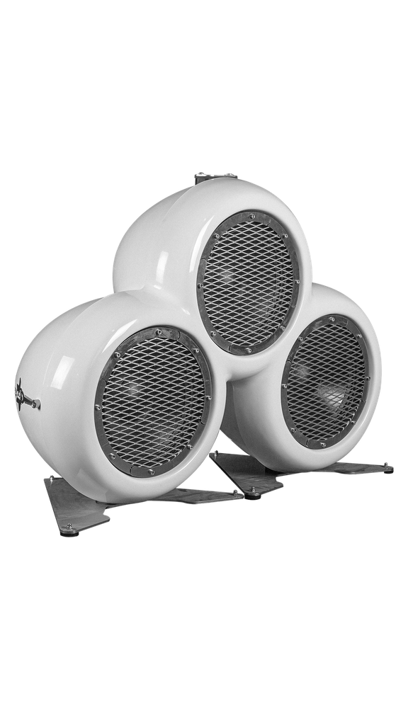 ALTANO - White Marine 3x12" Acoustic suspension subwoofer